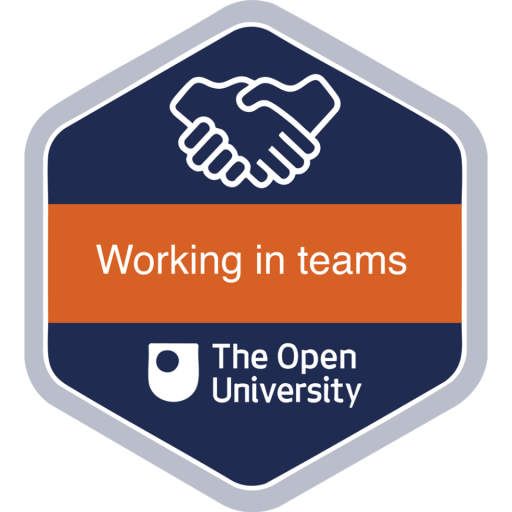 Working in teams badge